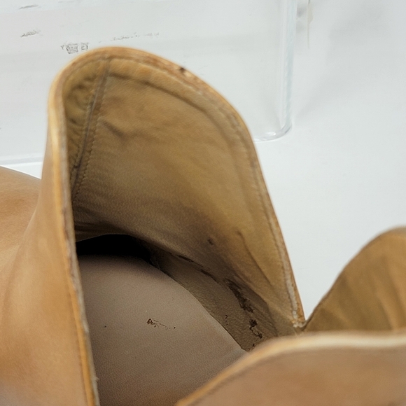 ⁹Free People Charm Double V Ankle Bootie Women's Taupe Color Size 36 New - Picture 10 of 12